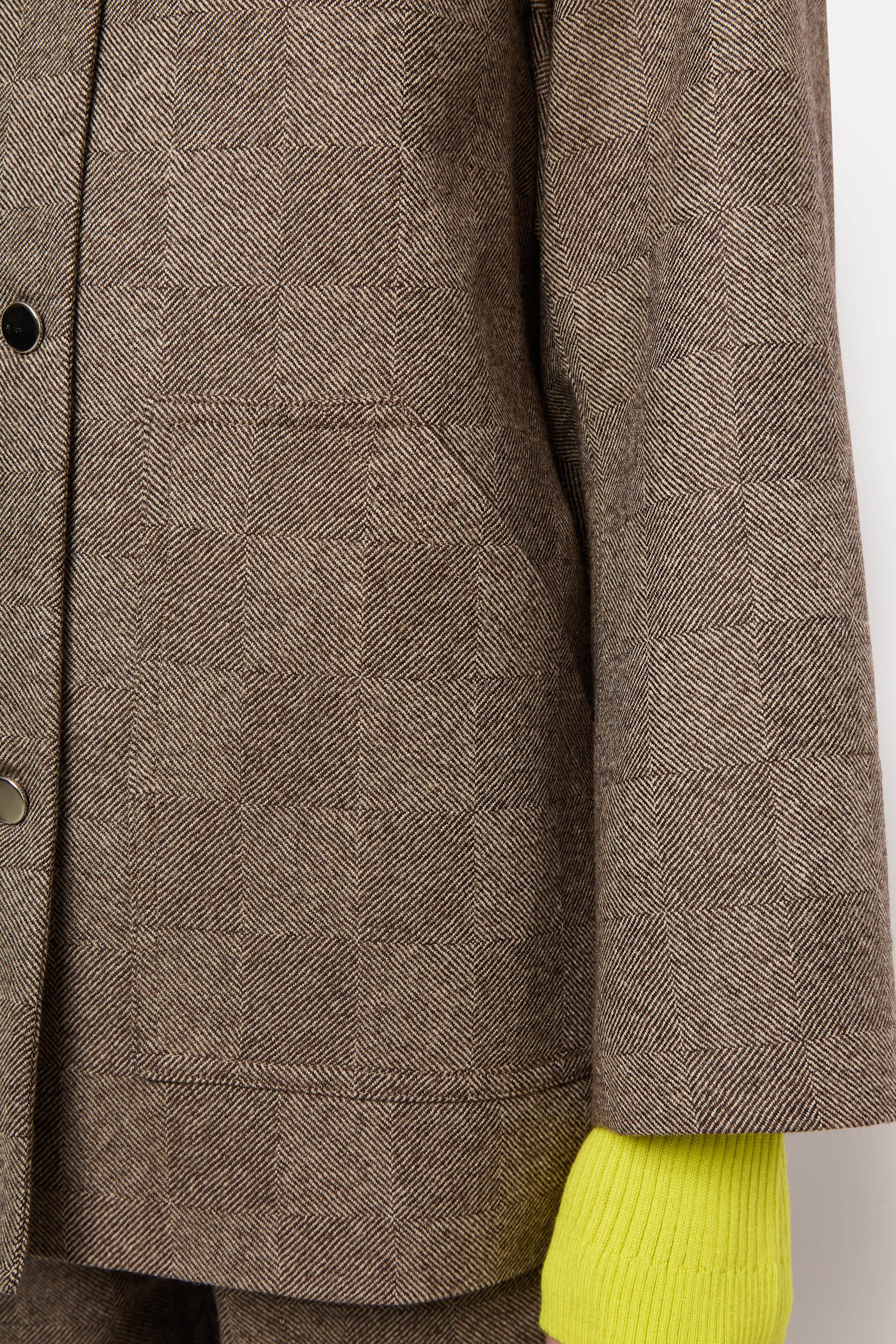Veste Carlos en laine - Chocolat