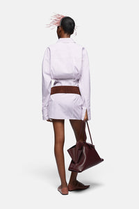 Mini dress - White/purple