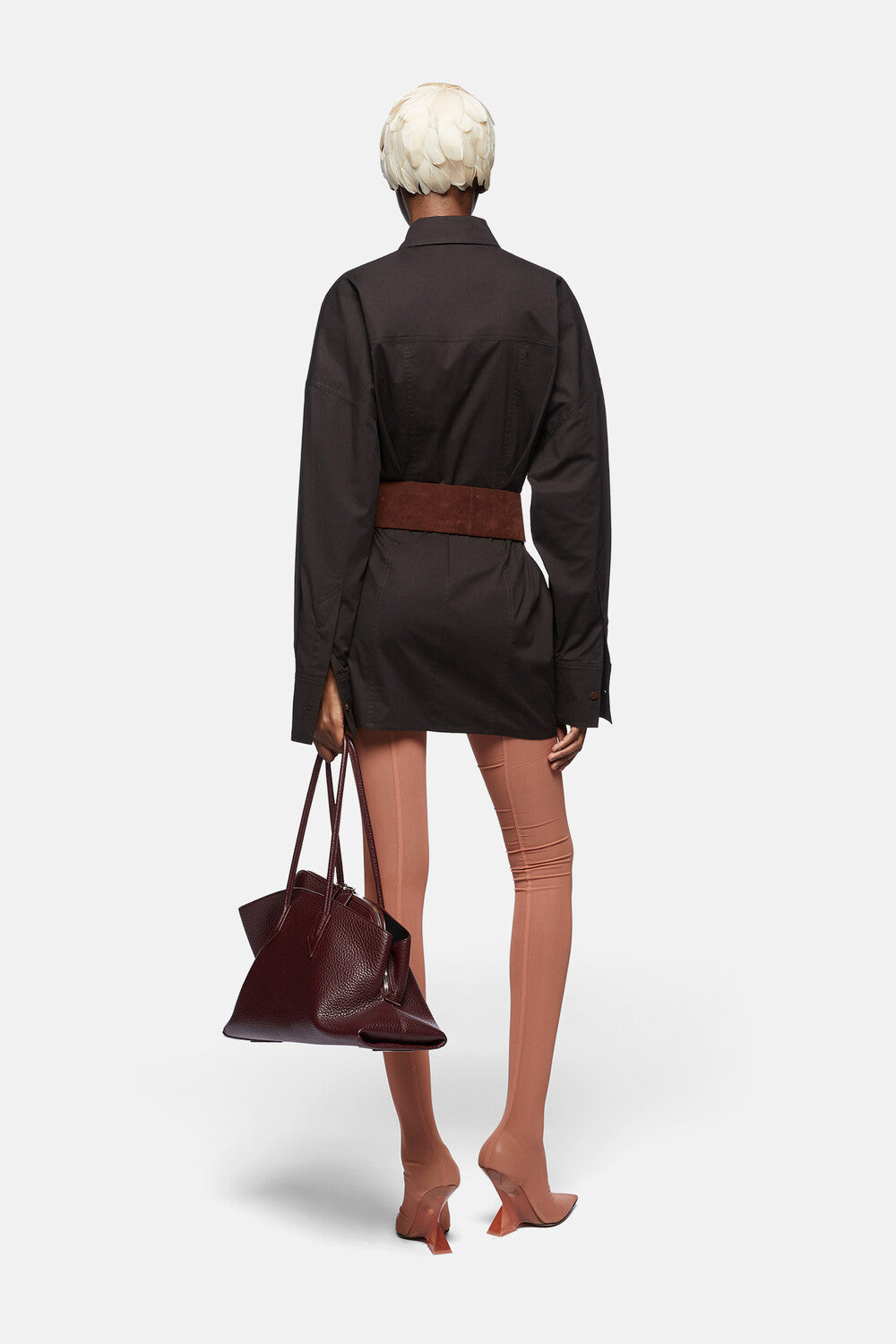 Mini dress - Brown