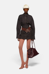 Mini dress - Brown