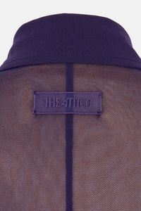 Mini dress - Violet/mustard