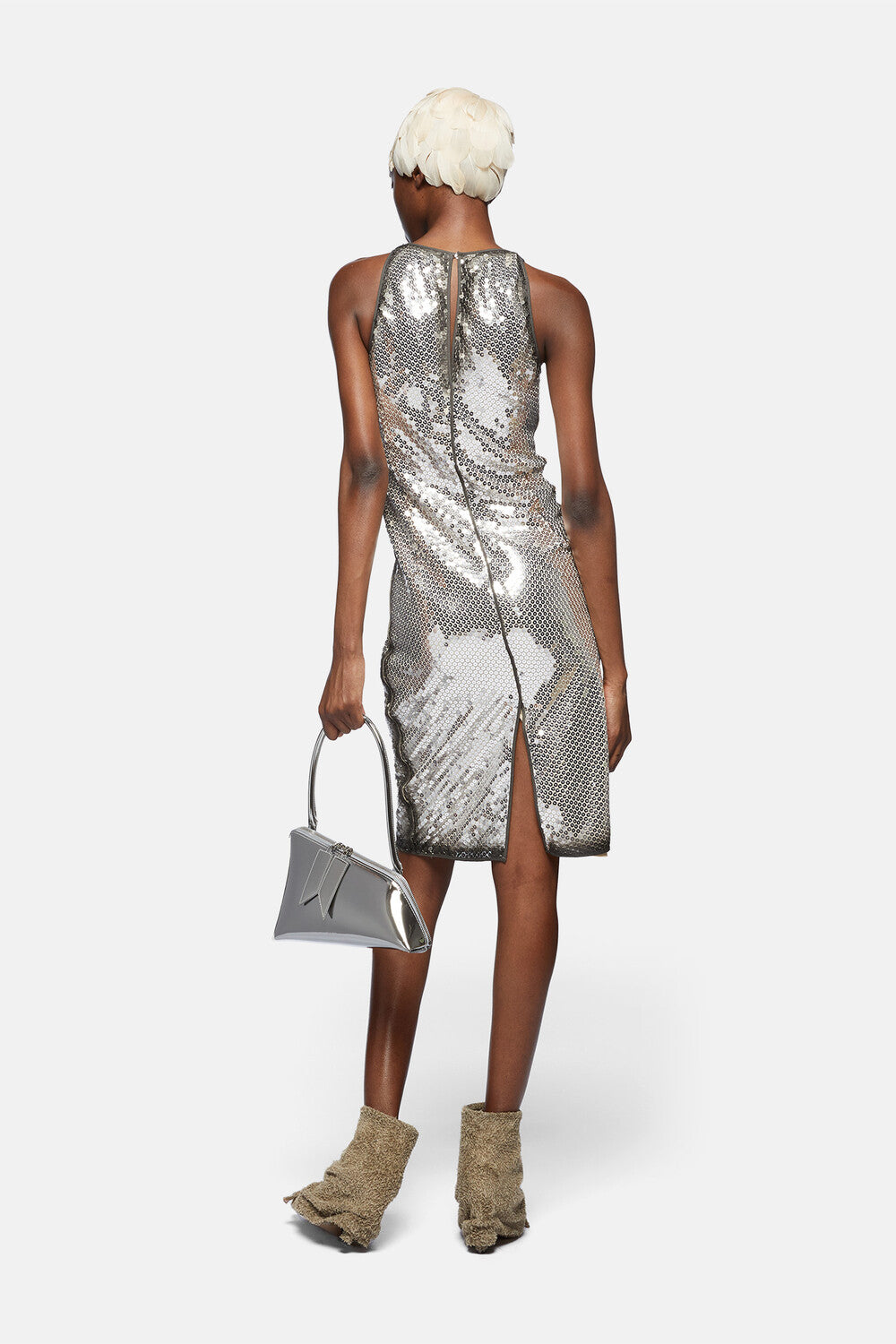 Mini dress - SILVER