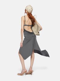 Mini Dress - Dark grey melange