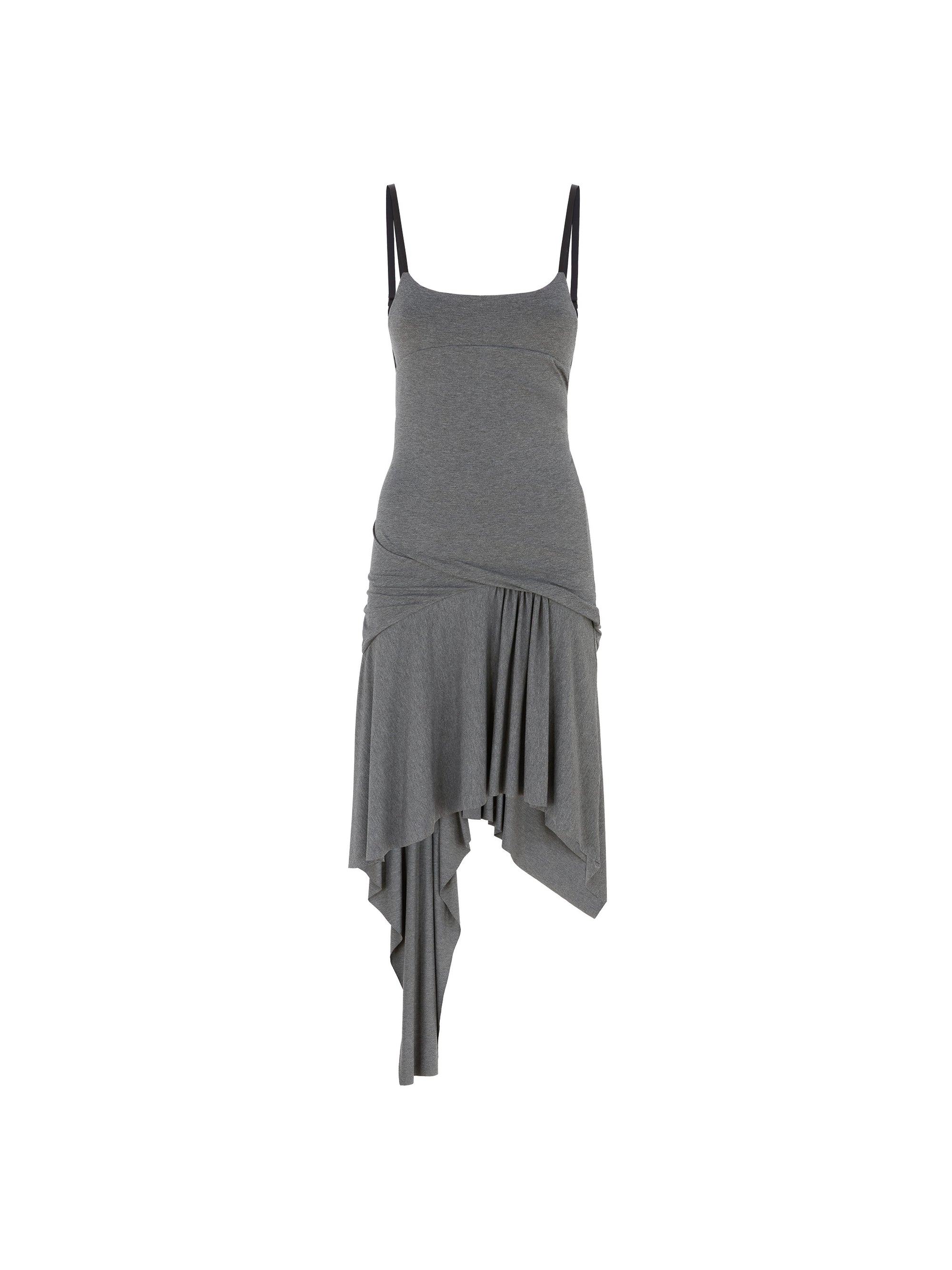 Mini Dress - Dark grey melange