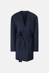 Long coat - Navy blue