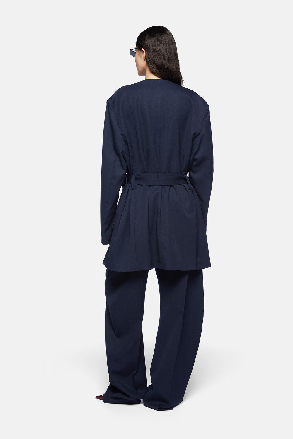 Long coat - Navy blue