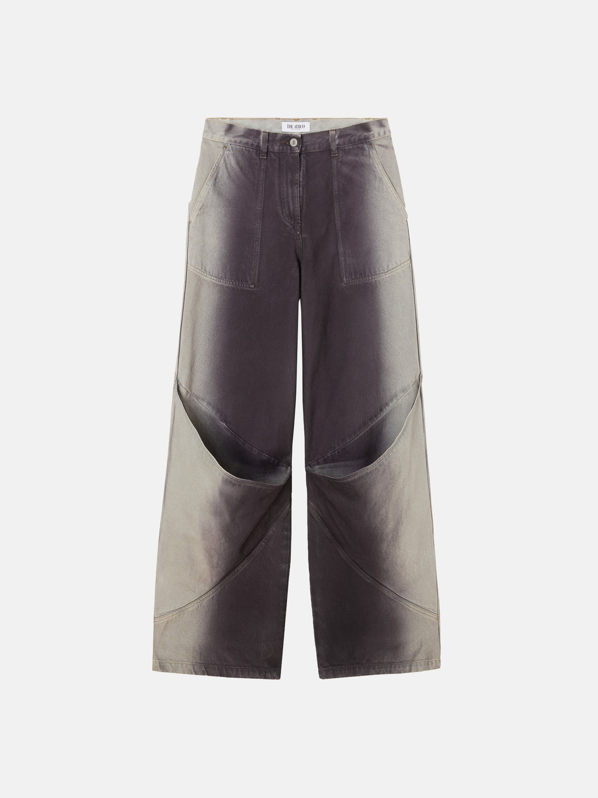 Long pant - Purple/white