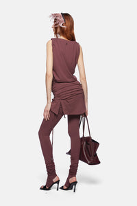 Long Pant - Dark mauve