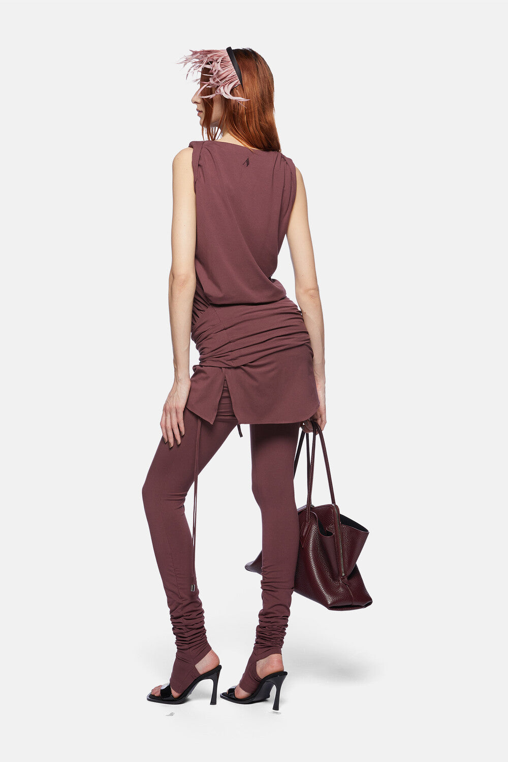 Long Pant - Dark mauve
