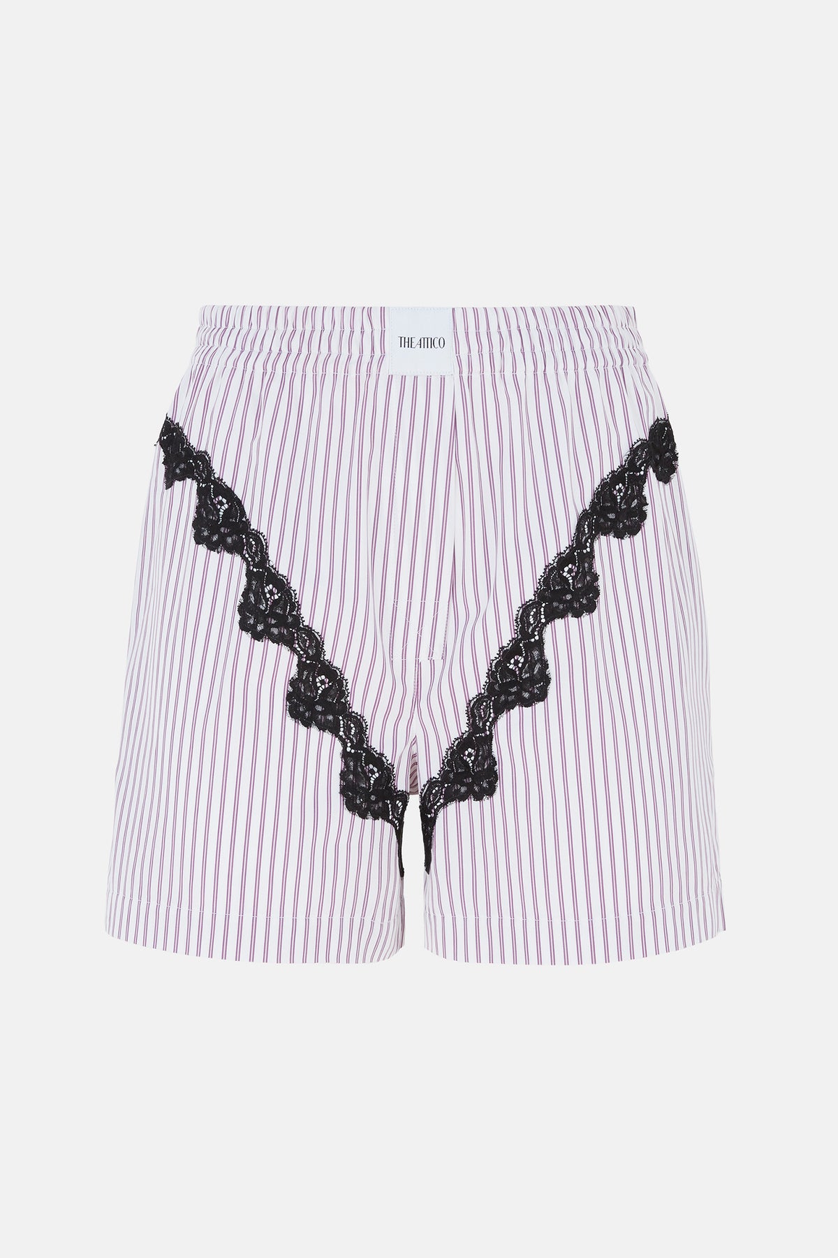 Short Pant - White/purple
