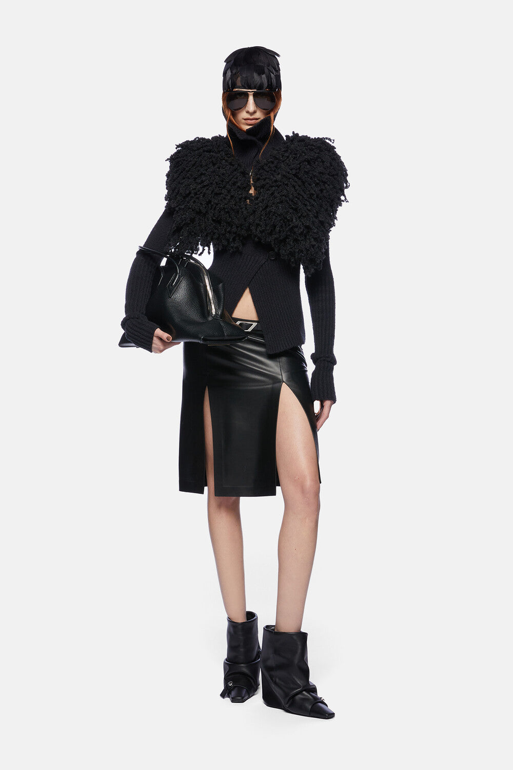 Midi skirt - Black