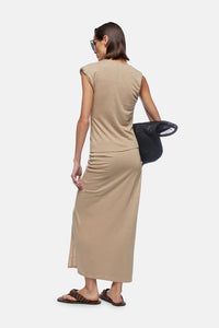 Gonna midi - Beige