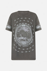 T-shirt - Faded black