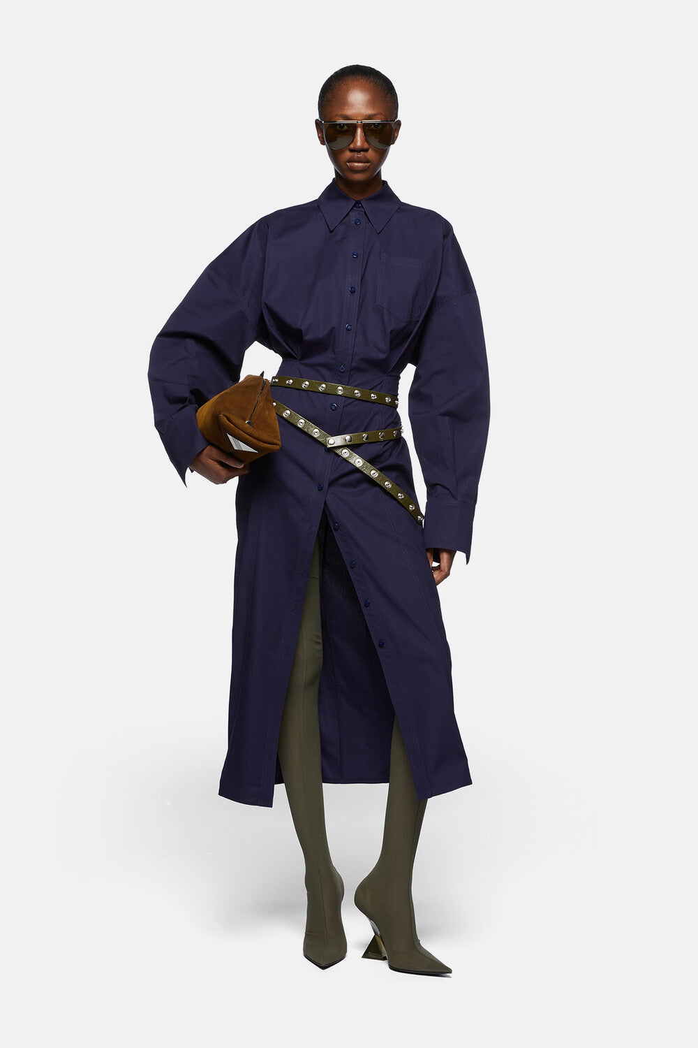 Midi dress - Navy blue