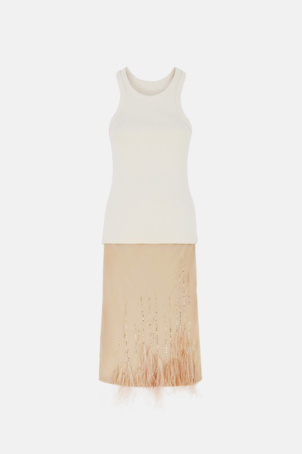 Midi dress - Pale pink