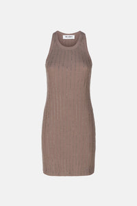 Midi dress - Faded mud