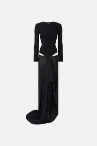 Midi dress - Black