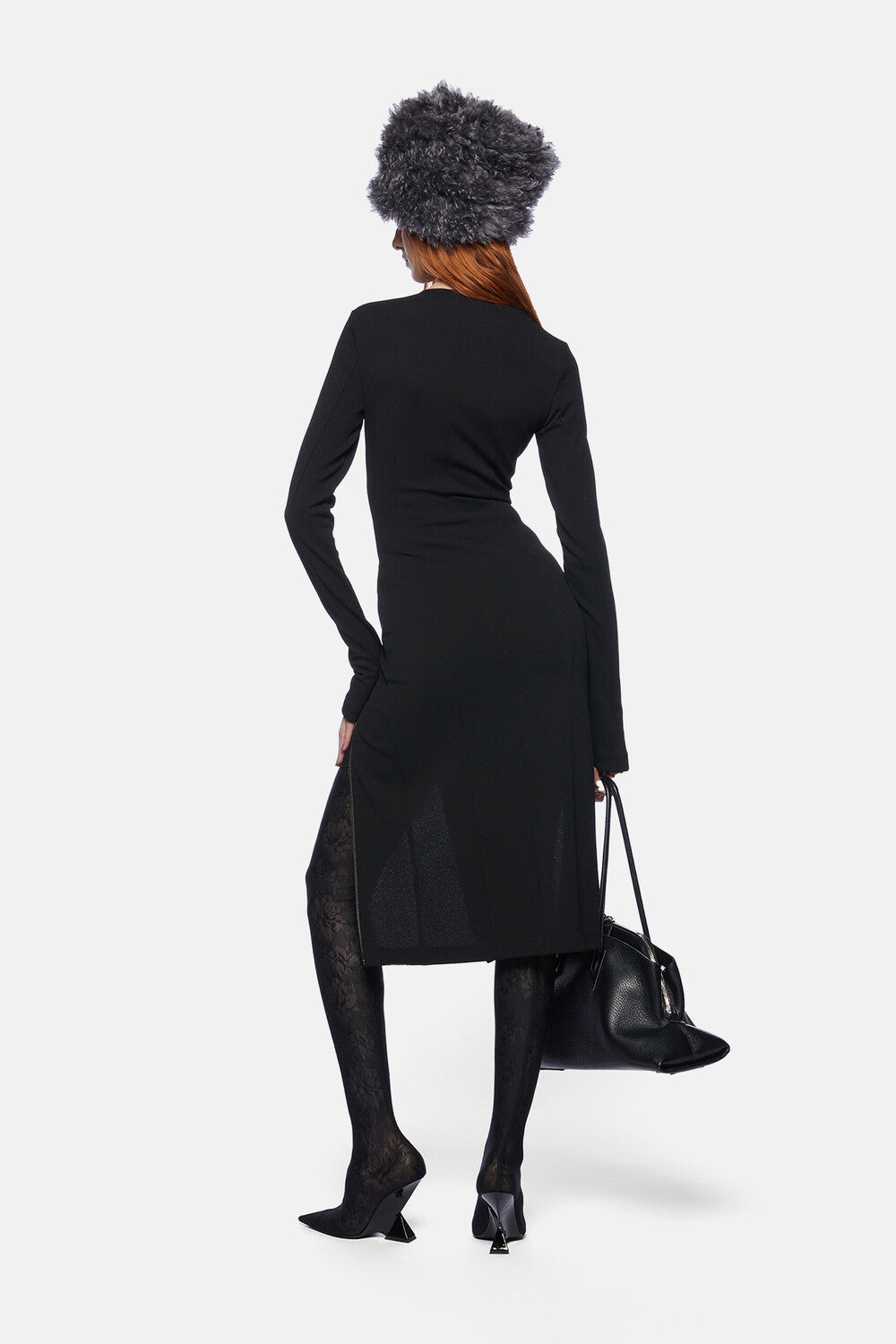 Midi dress - Black