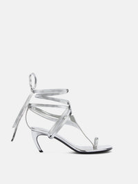 Nova thongh sandal 65mm - SILVER
