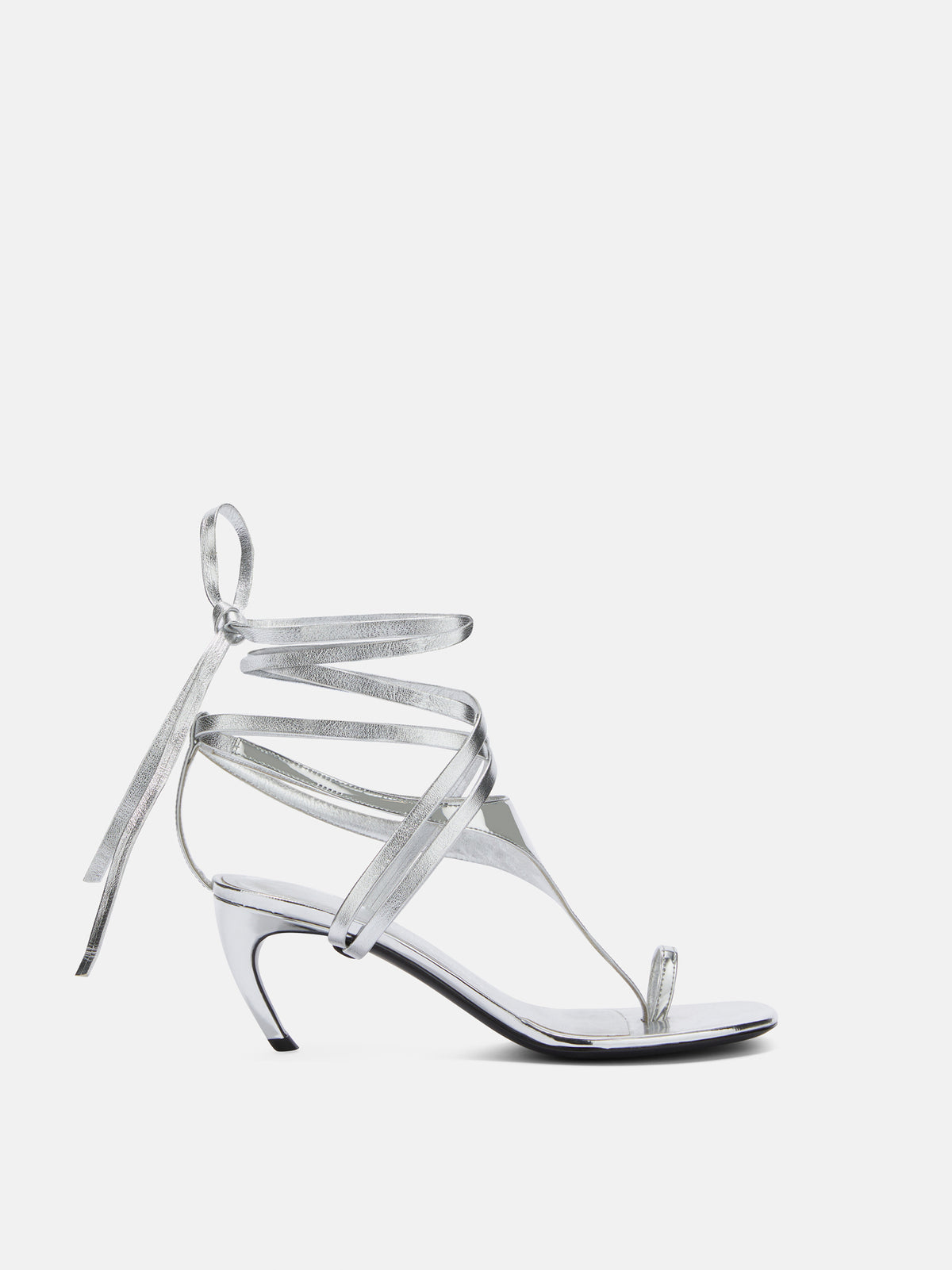 Nova thongh sandal 65mm - SILVER