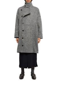 Rosy wool coat - Grey