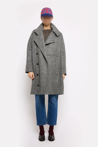 Rosy wool coat - Grey