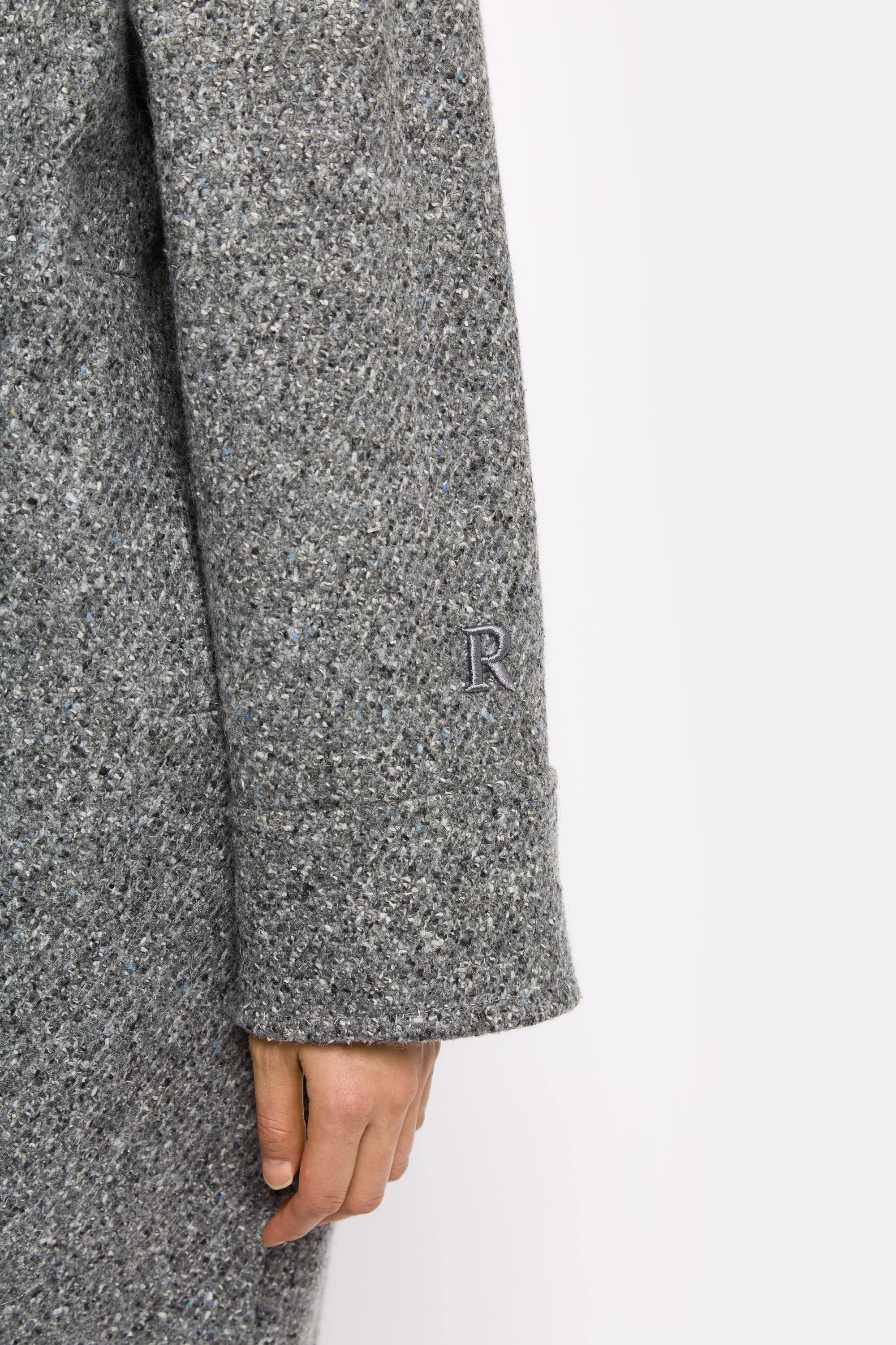Rosy wool coat - Grey
