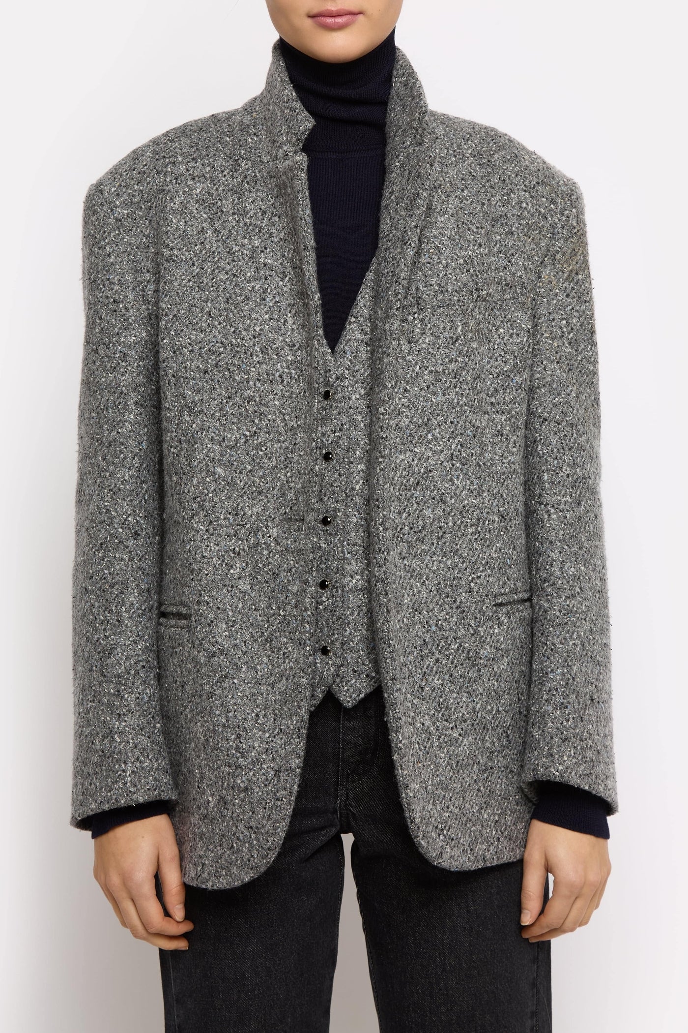 Seymour wool jacket - Grey