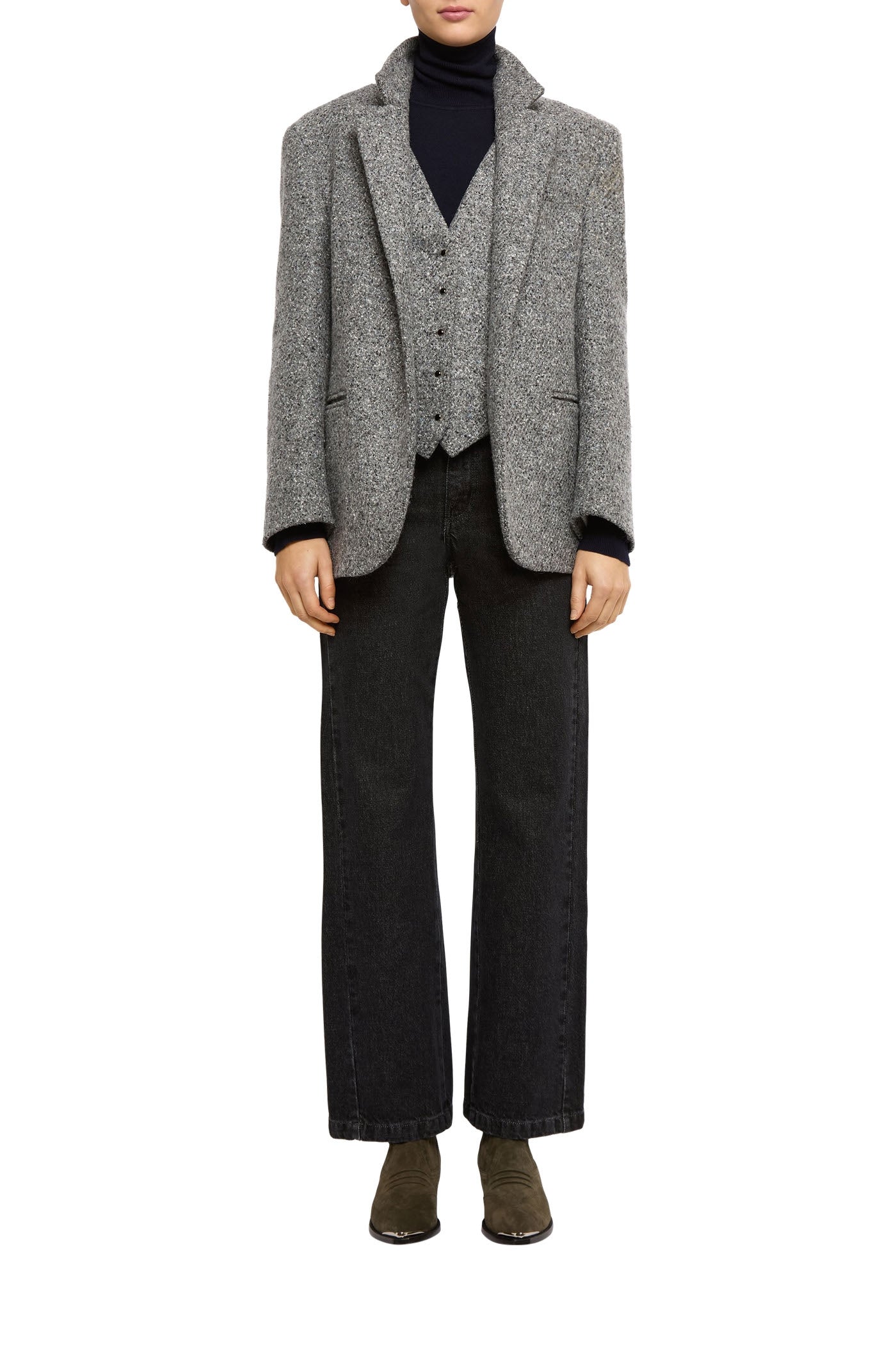 Seymour wool jacket - Grey