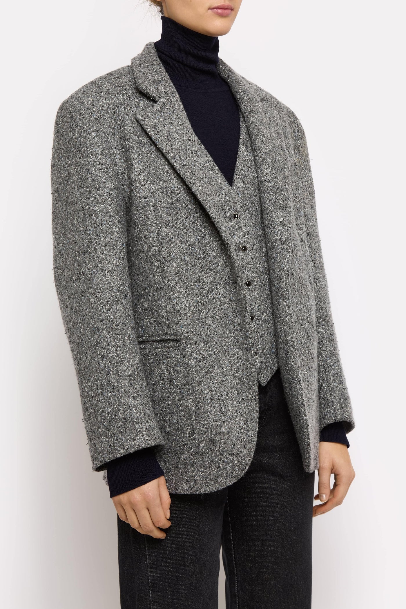 Seymour wool jacket - Grey