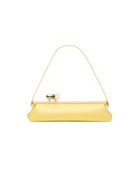 Pochette Salon en cuir - Light Yellow