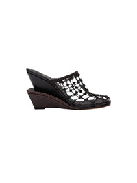 Mules compensées 110 en cuir - Dark Brown