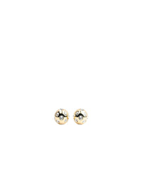 Boucles d'oreilles Salon - Gold & Crystal