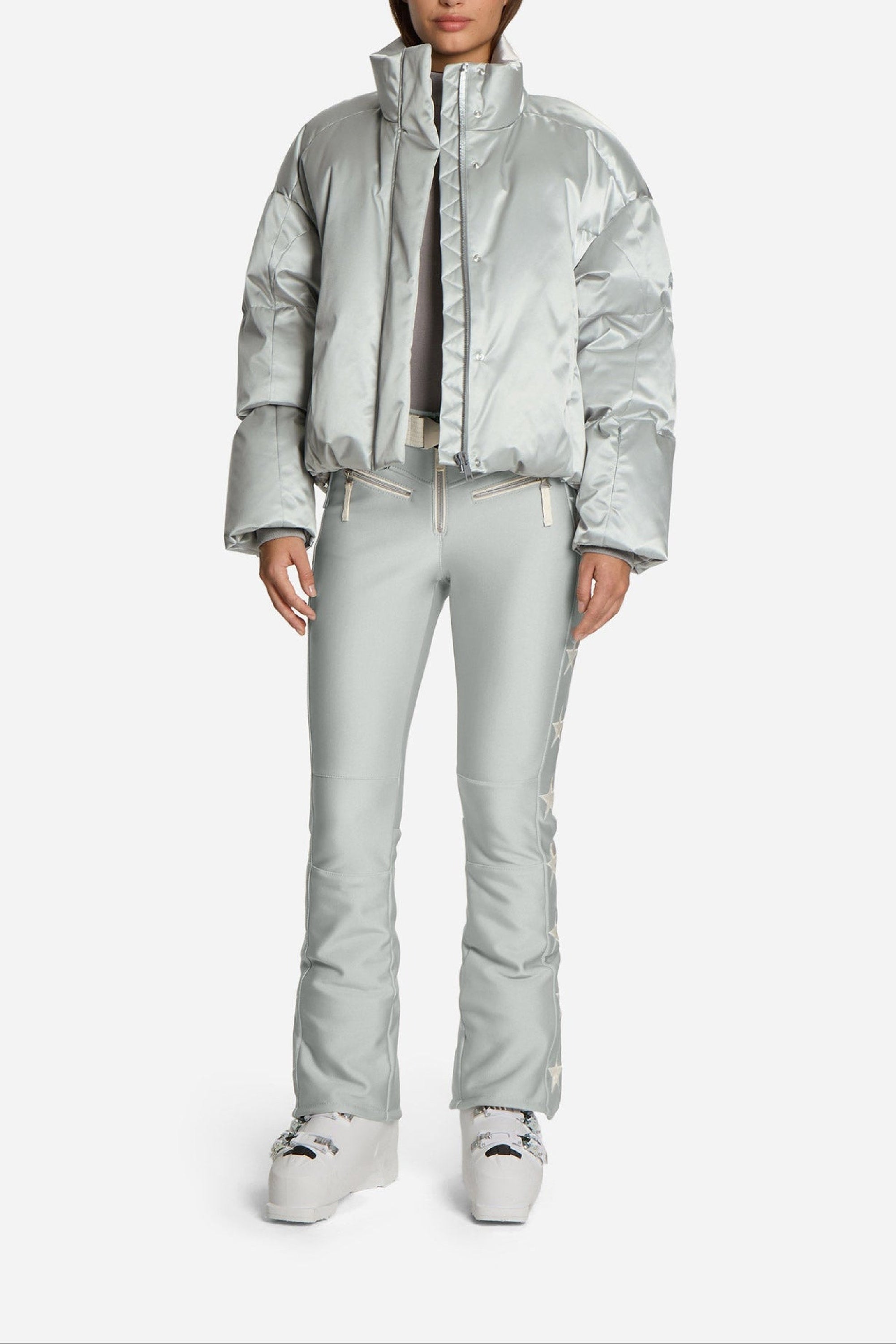 Michèle Glam ski jacket - Silver