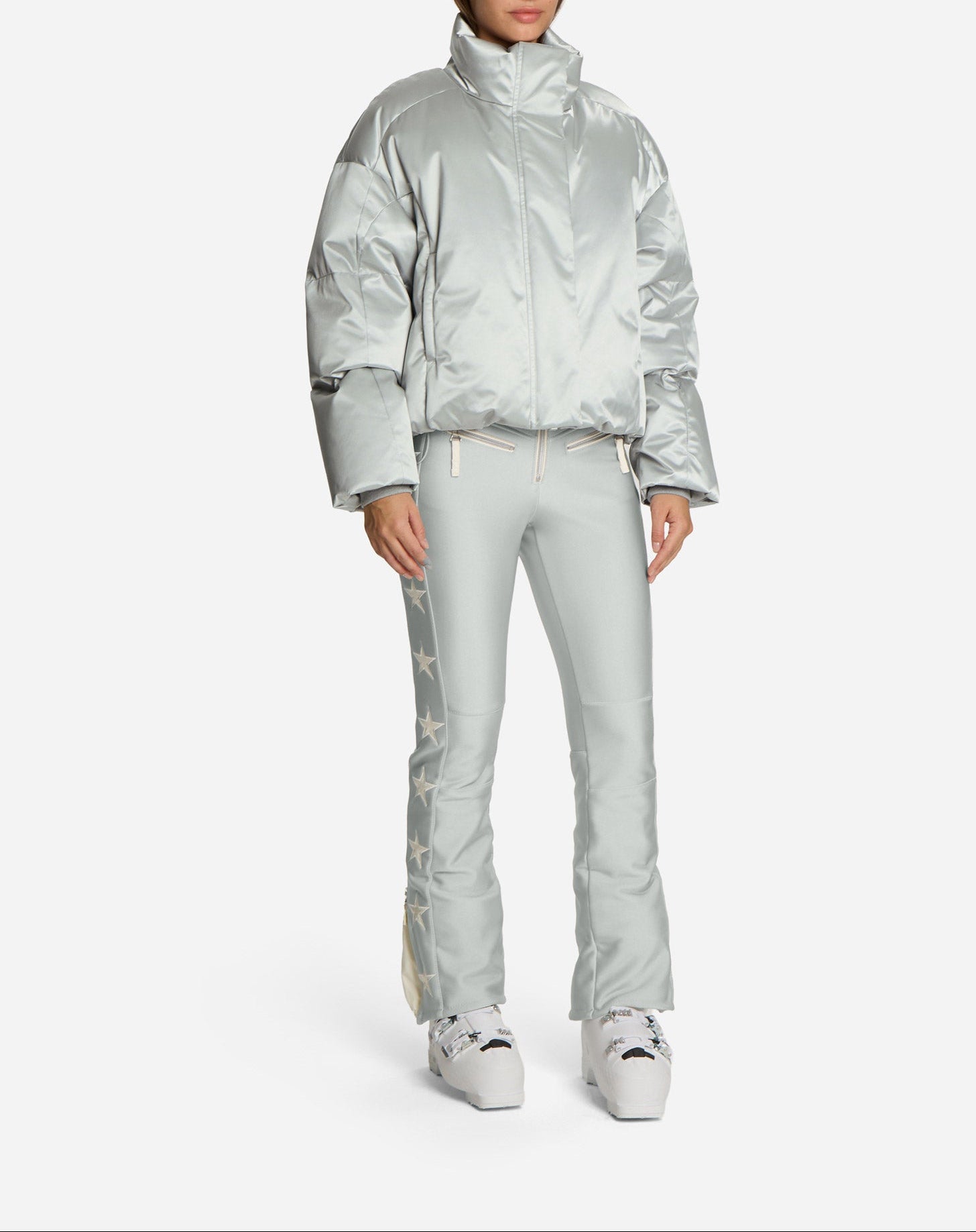 Michèle Glam ski jacket - Silver