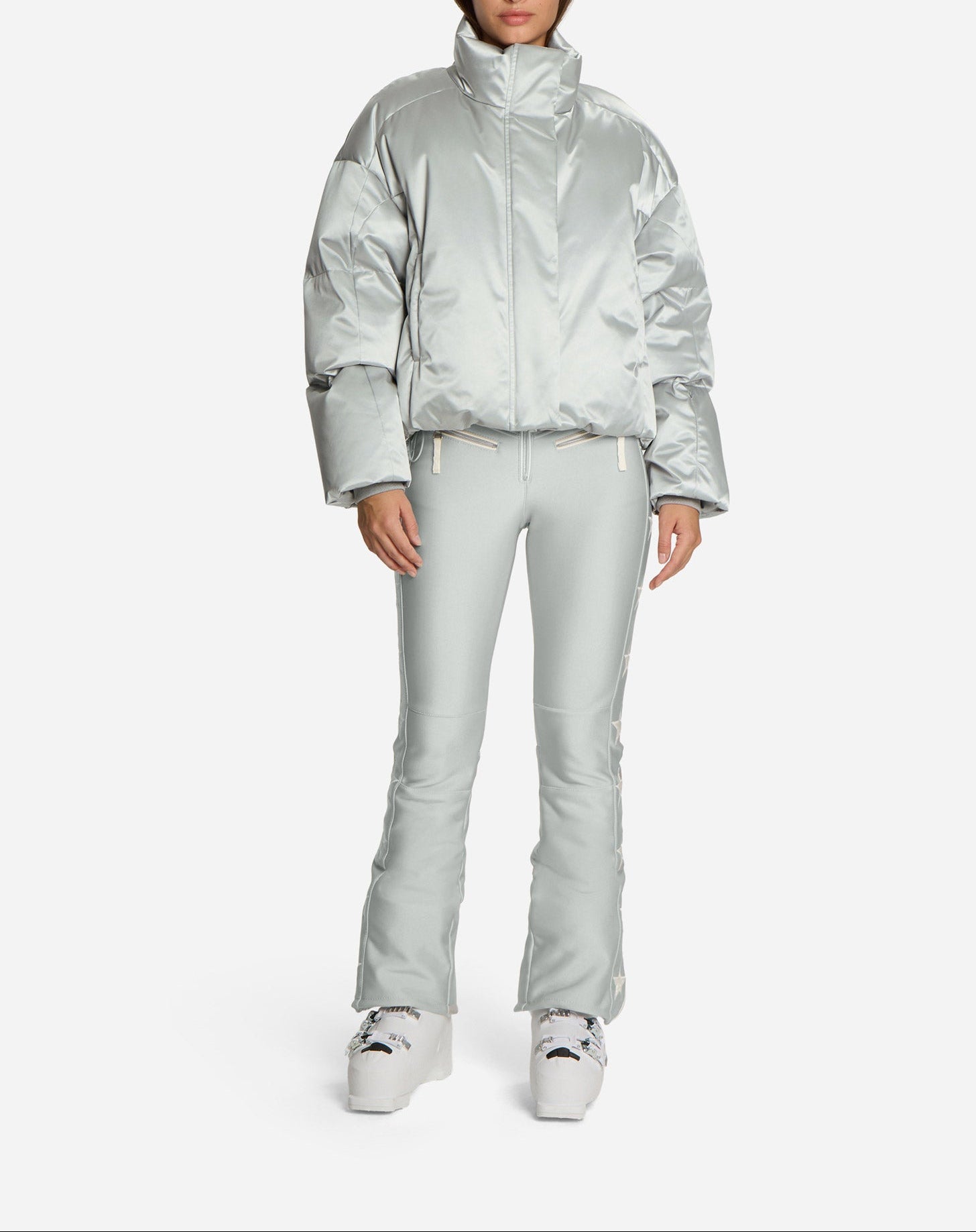 Michèle Glam ski jacket - Silver