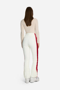 Pantalon de ski Mikaela - Blanc & Rouge