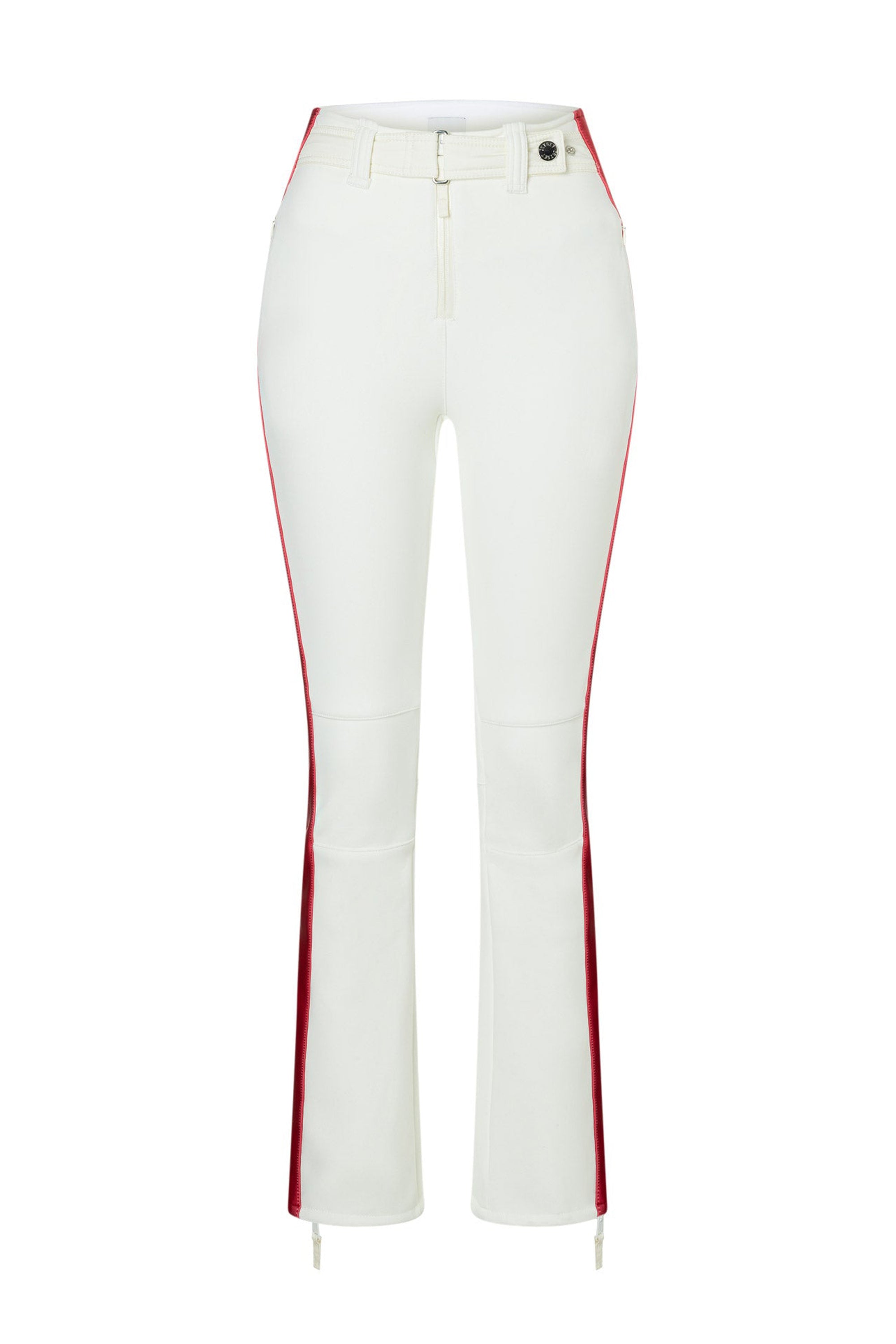 Pantalon de ski Mikaela - Blanc & Rouge