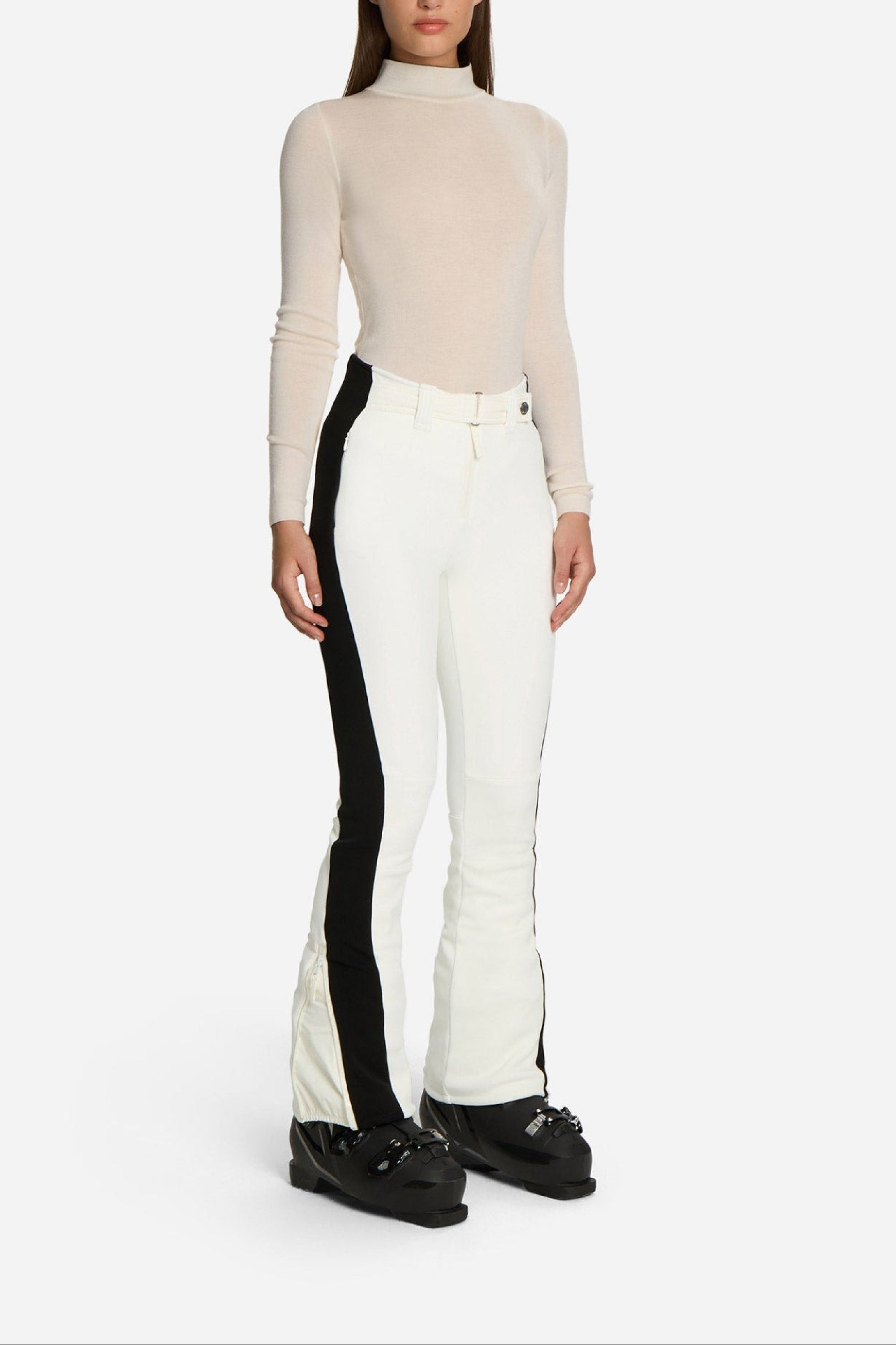 Pantalon de ski Mikaela - Blanc & Noir