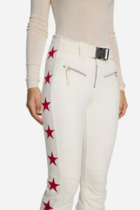 Pantalon de ski Tiby Star - Blanc