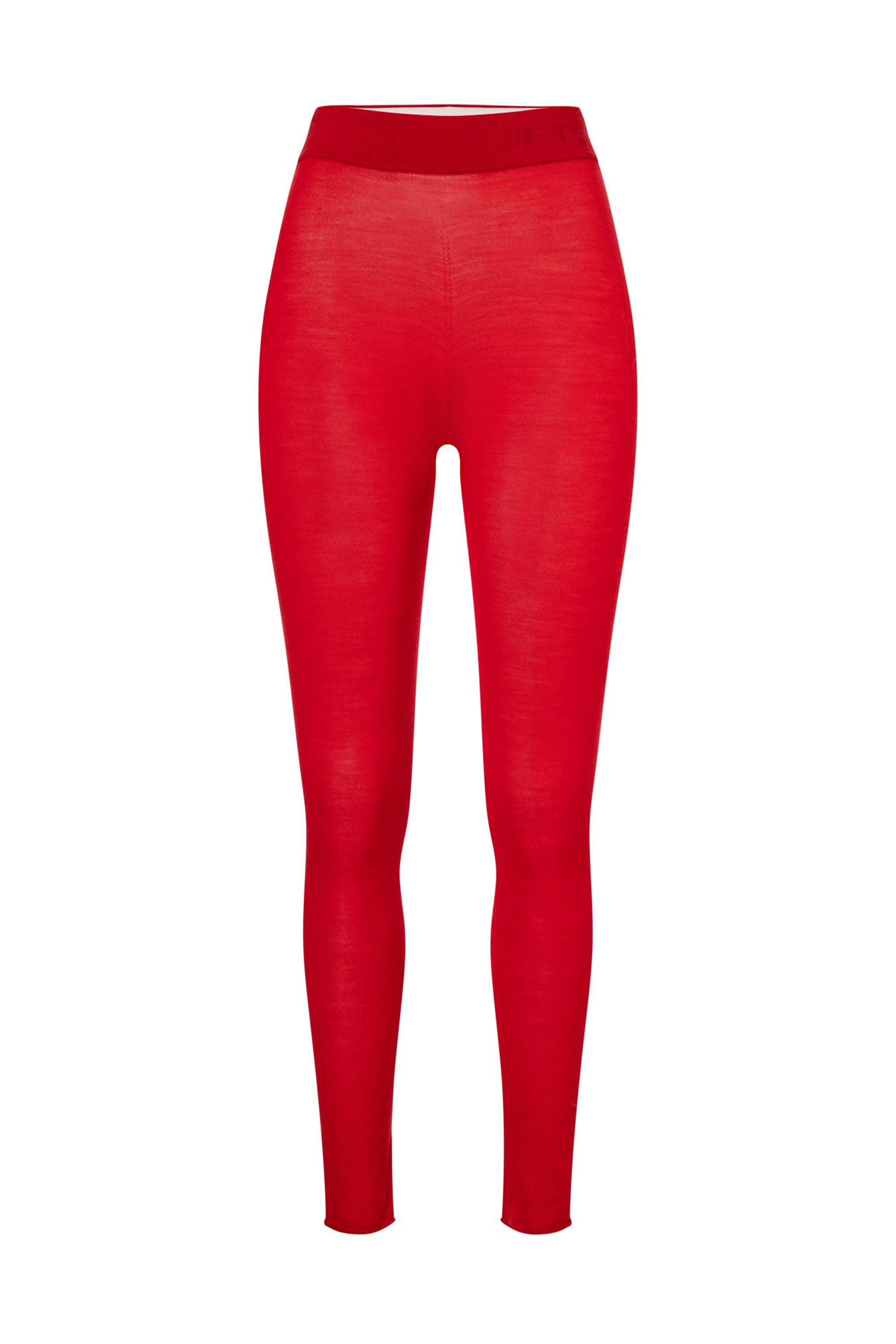 Legging Paula en laine - Rouge