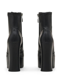 Bottines à plateforme Kiki 125 en cuir - Black