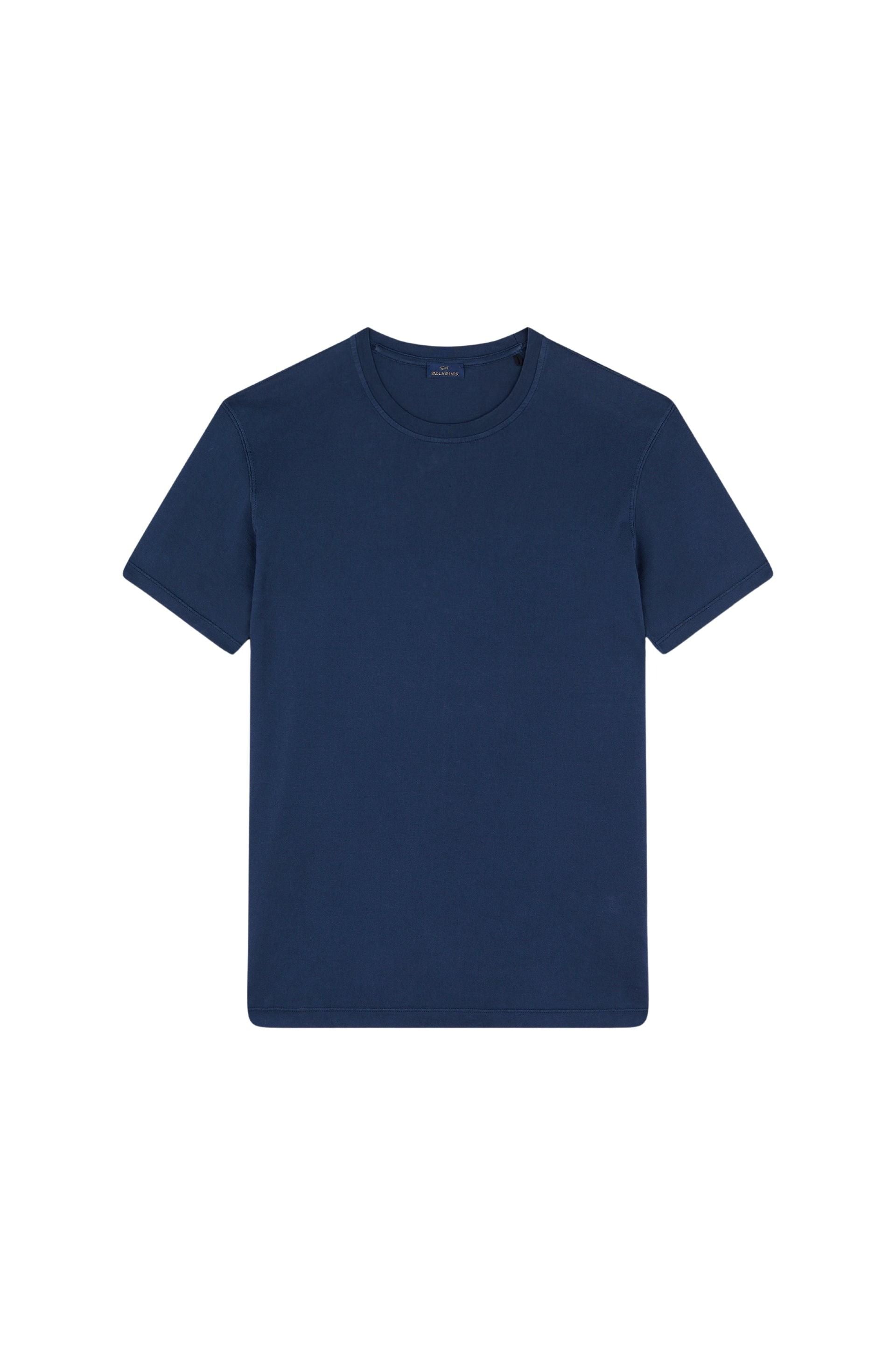 T-shirt à col rond - Blu Dama