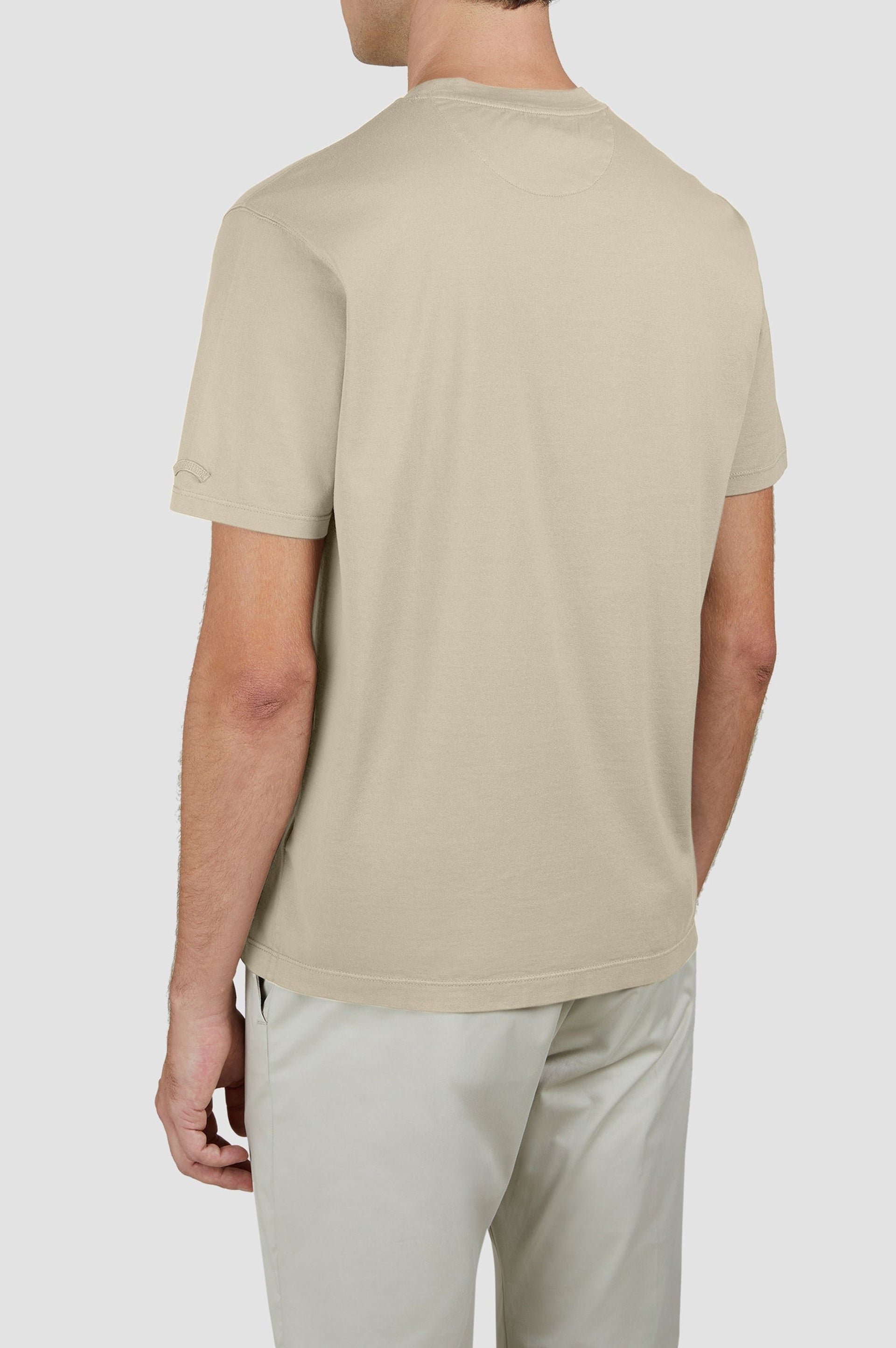 Round-neck T-shirt - Beige