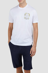 T-shirt à manches courtes imprimé - Blanc