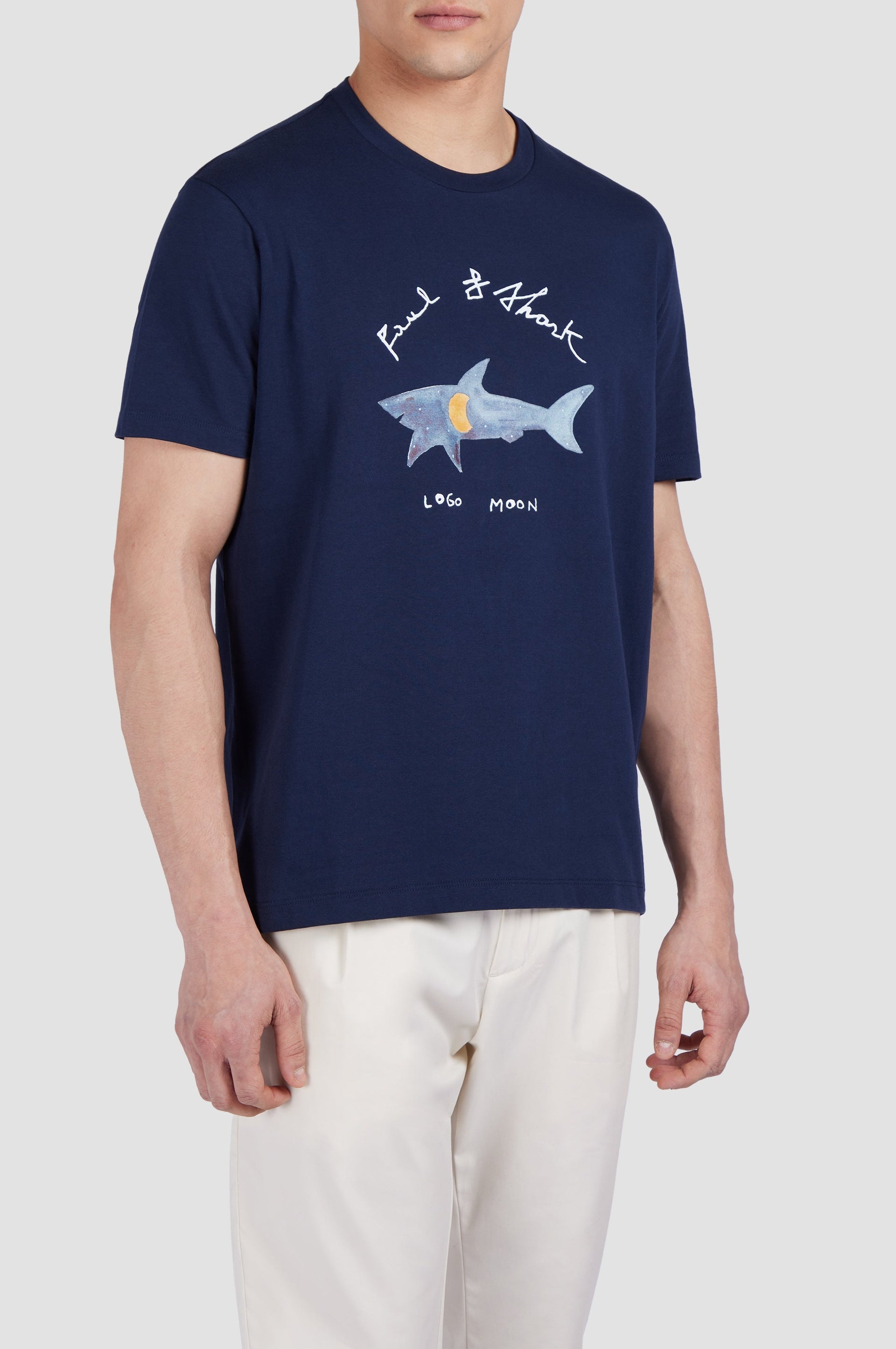 T-shirt à imprimé - Bleu damier