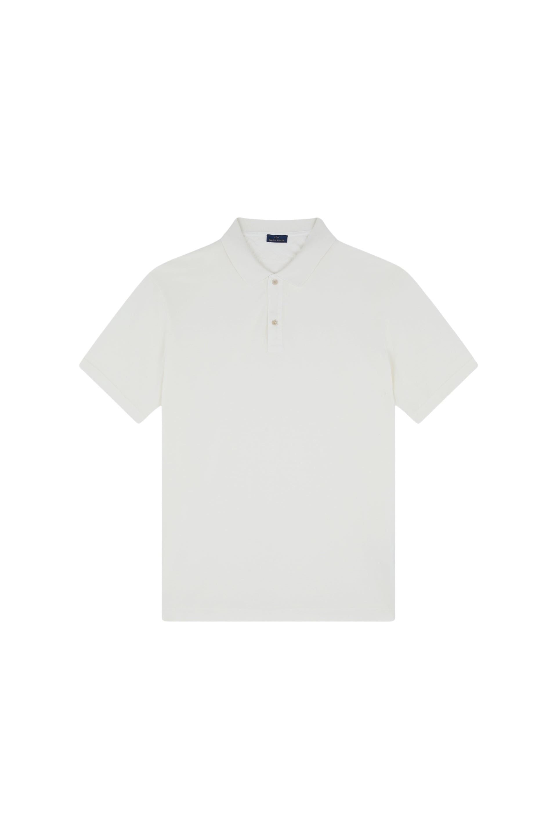 Polo boutonné - Bianco Latte