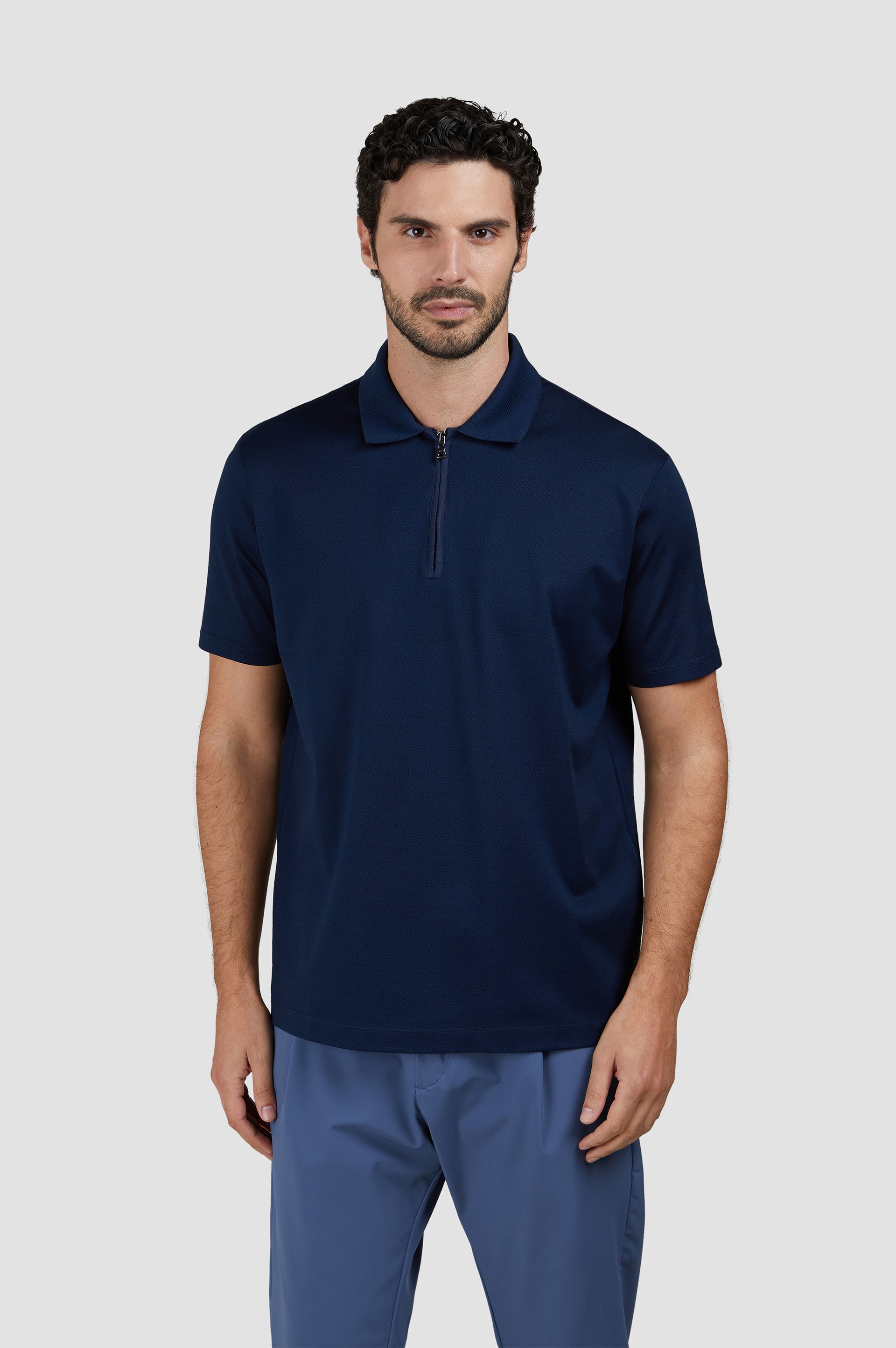 POLZIP-Polo con zip