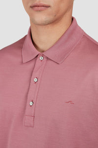 Polo boutonné - Terre rouge