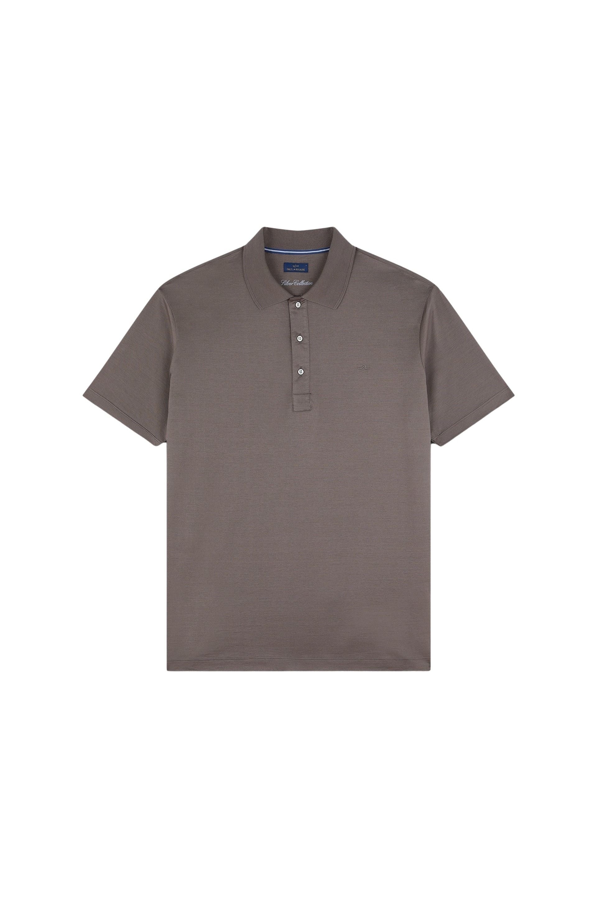 Polo boutonné - Tortora